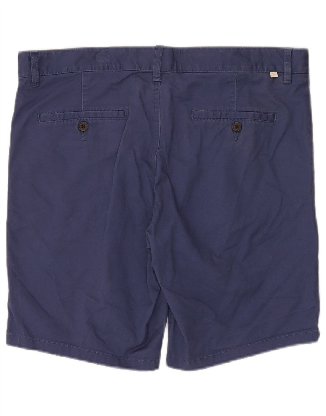 Farah Herren-Chinoshorts, normal, W34, groß, aus blauer Baumwolle