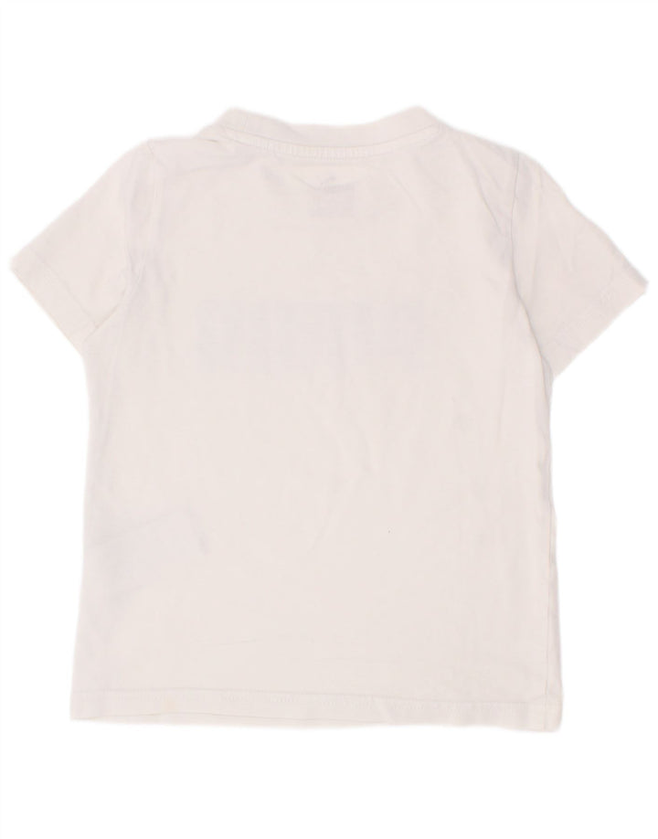 Puma Jungen T-Shirt mit Grafik, 5–6 Jahre, weiße Baumwolle