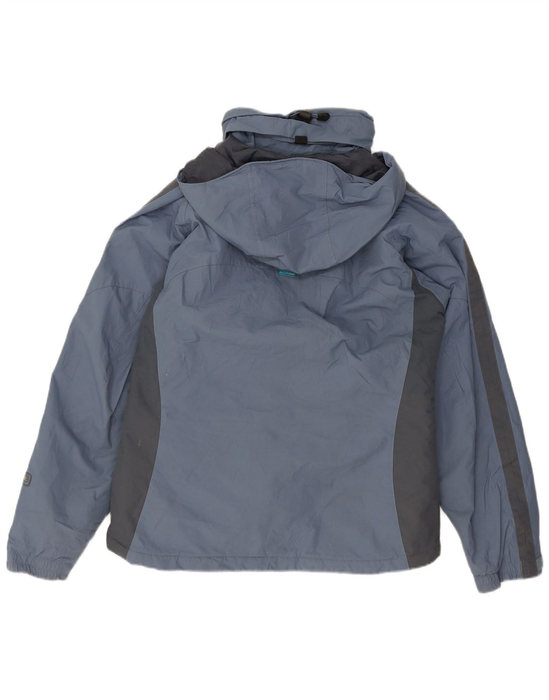 Columbia Damen-Windbreakerjacke mit Kapuze, UK 14, Mittelblau, Farbblock