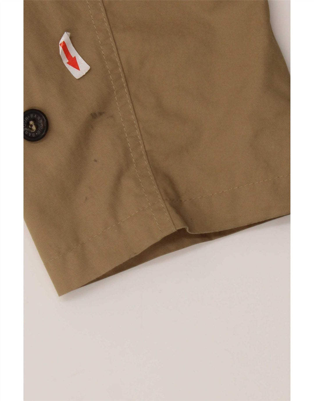 Barbour Herren Trenchcoat UK 40 Large Beige Baumwolle