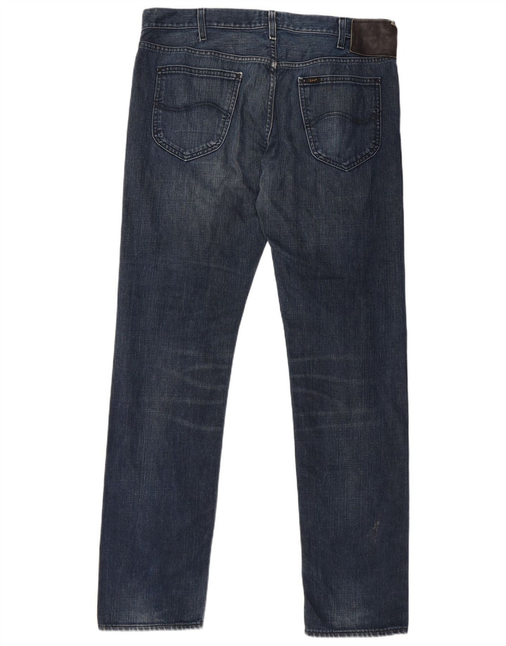 LEE Herren Daren Straight Jeans W36 L34 Blaue Baumwolle
