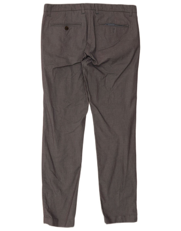 Ted Baker Slim-Anzughose für Herren, W34, L31, graue Baumwolle