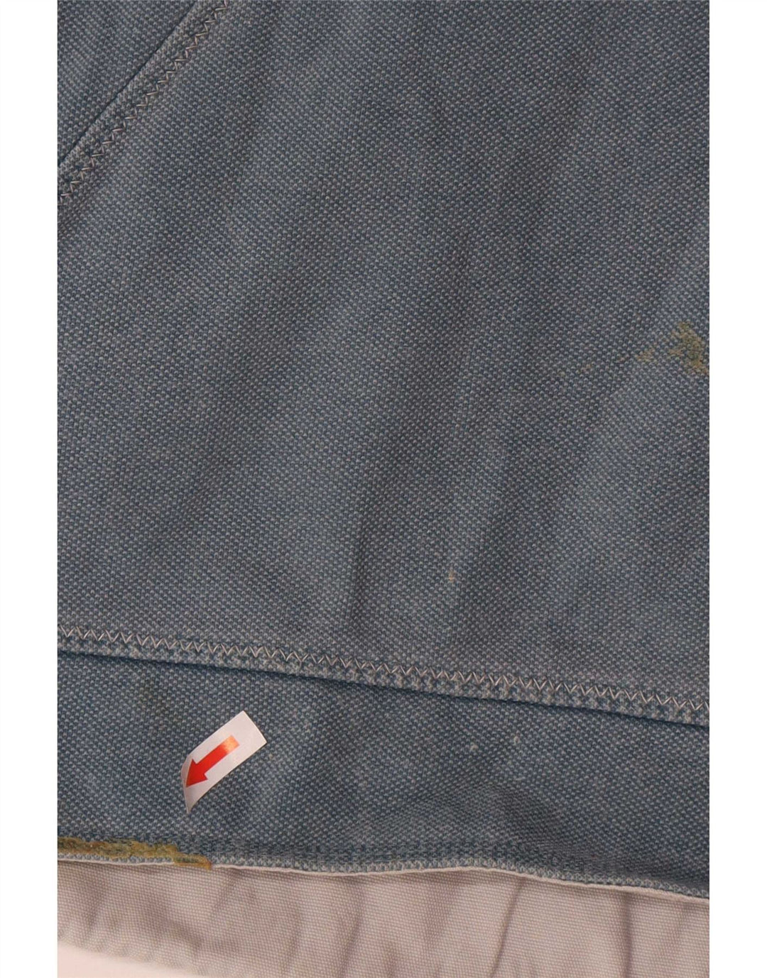 Fat Face Herren-Sweatshirt mit Knopfkragen, groß, aus blauer Baumwolle