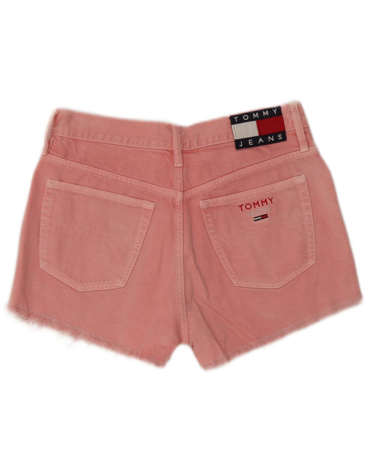 Tommy Hilfiger Damen Jeansshorts W28 Mittelrosa