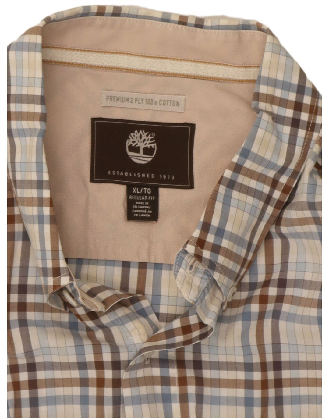 Timberland Herren Regular Fit Hemd XL Mehrfarbig kariert