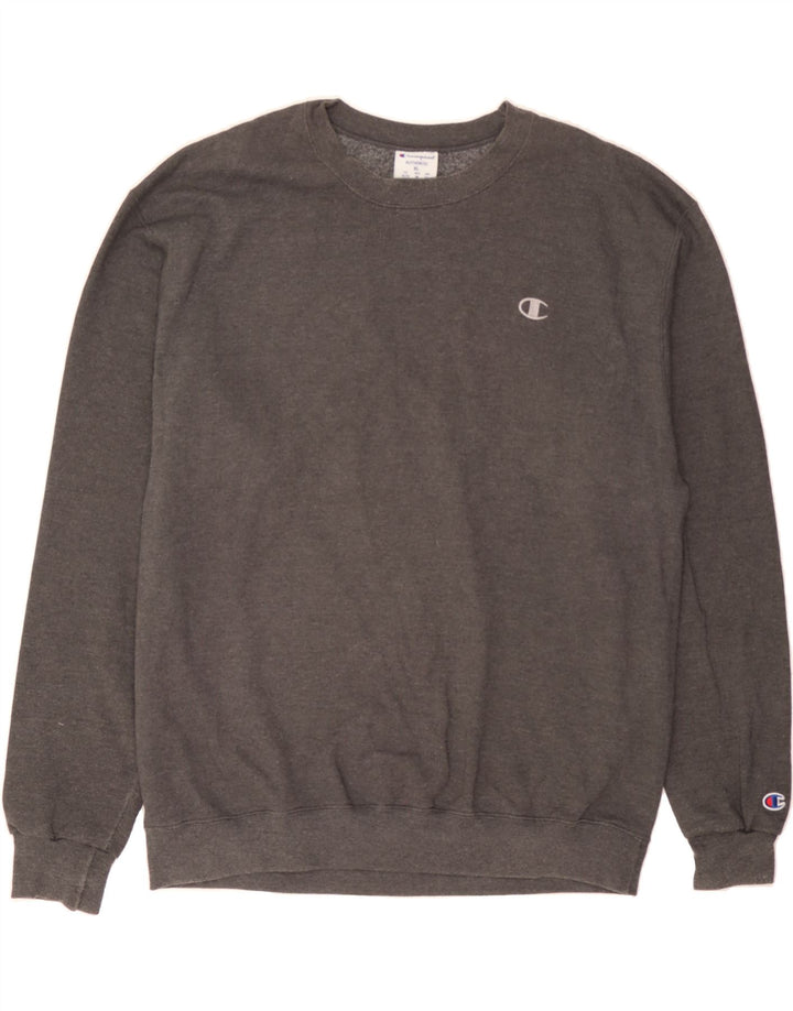 CHAMPION Mens Sweatshirt Jumper XL Grey Cotton Vintage Champion and Second-Hand Champion from Messina Hembry 