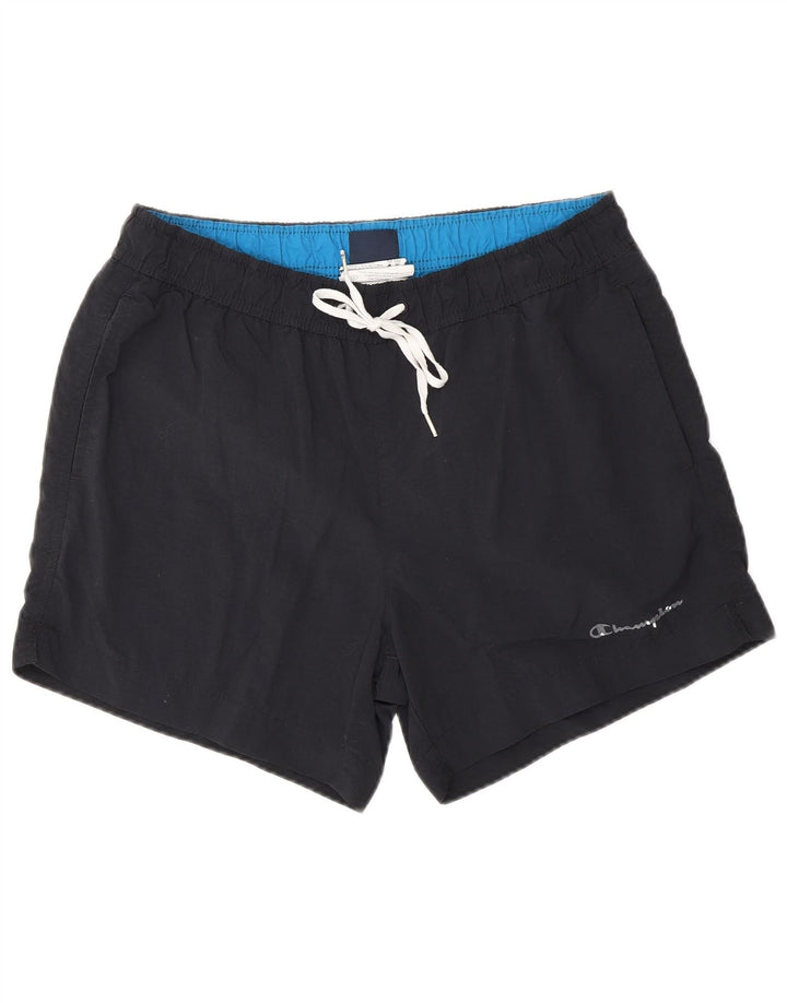 Champion Herren Badeshorts Medium Schwarz Polyamid