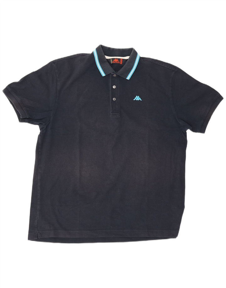 Kappa Herren Poloshirt 2XL Marineblau