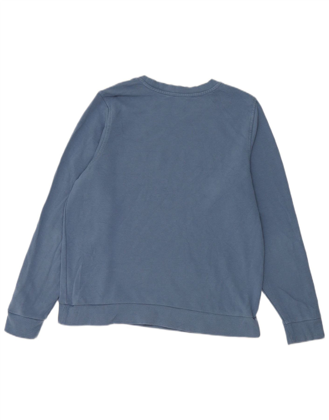 Marks & Spencer Damen Sweatshirt Pullover UK 14 Mittelblaue Baumwolle