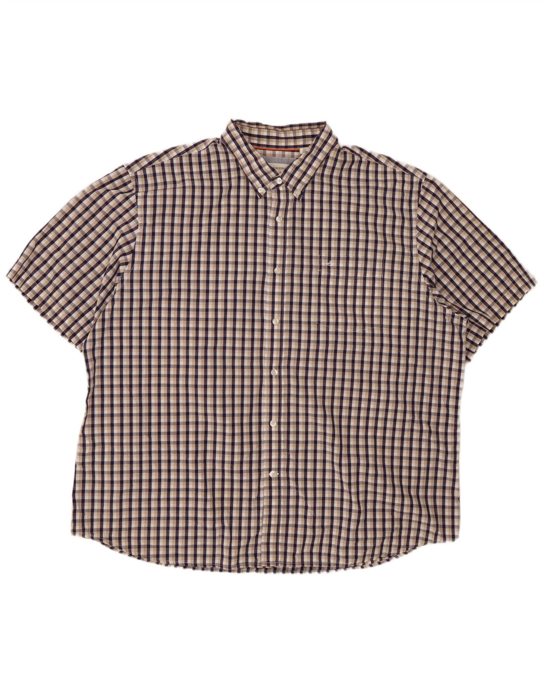 DOCKERS Herren Kurzarmhemd 2XL Mehrfarbig kariert Baumwolle