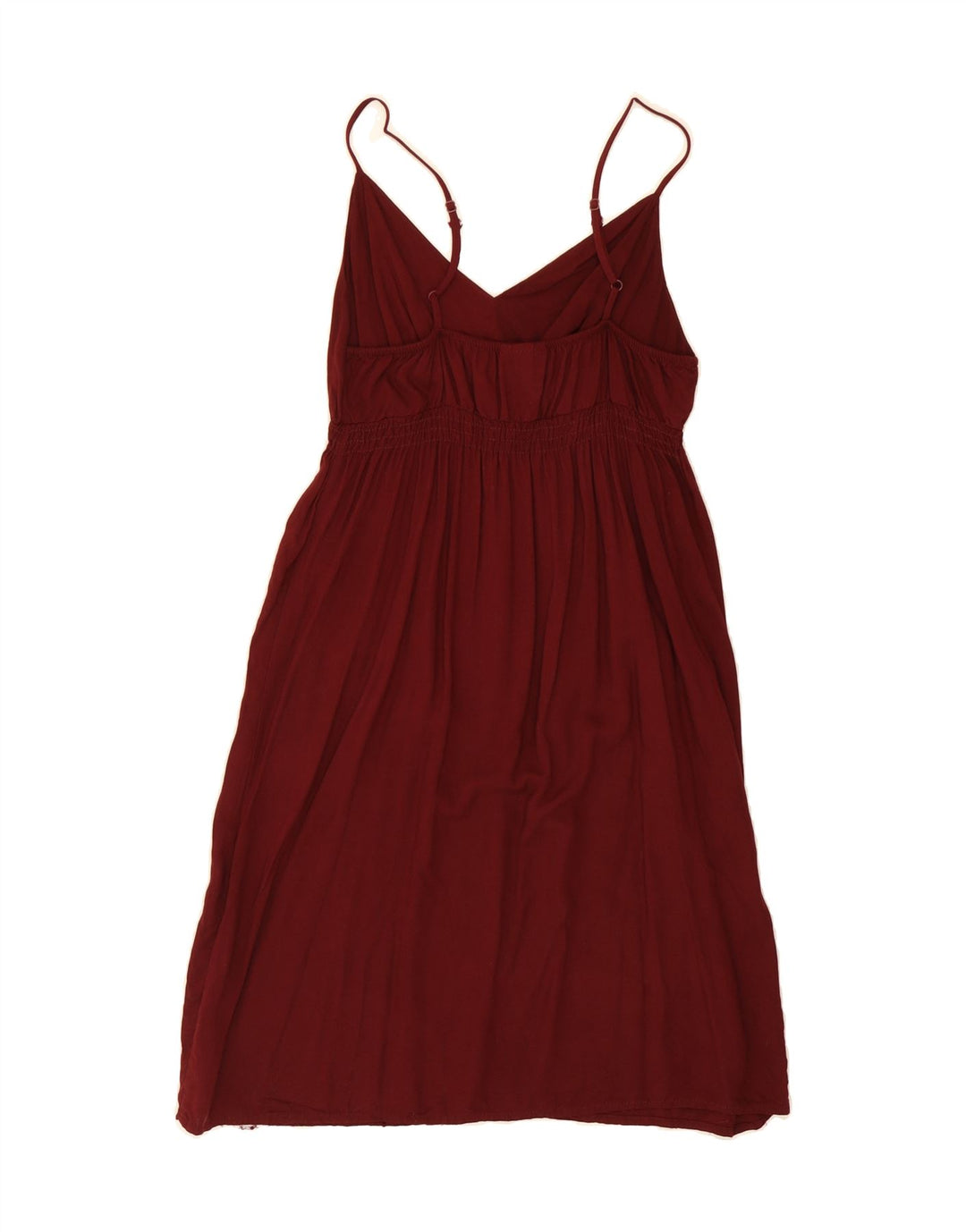 MOSSIMO Womens Sundress UK 10 Small Maroon Rayon Vintage Mossimo and Second-Hand Mossimo from Messina Hembry 