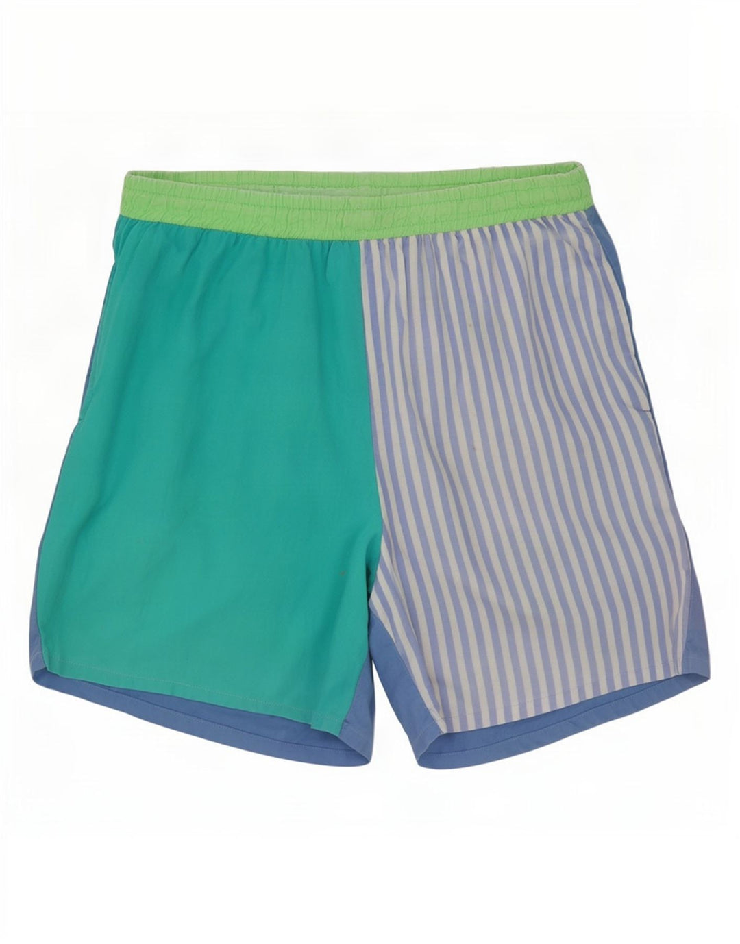 Vintage Herren Badeshorts Medium Mehrfarbig Nadelstreifen