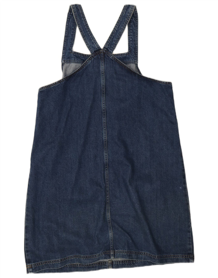 Fat Face Denim-Latzhosenkleid für Damen, Größe 44, Blau