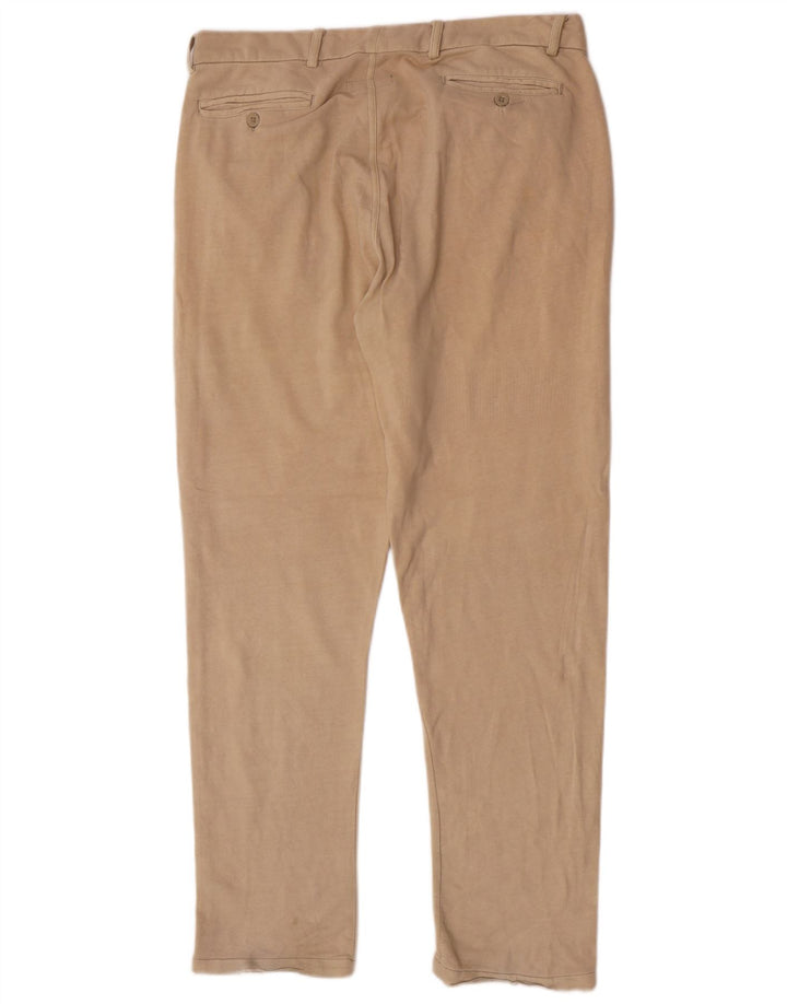 Zara Slim-Fit-Chinohose für Herren, Größe M, W34, L32, Beige