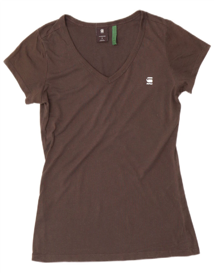G-Star Damen T-Shirt Top UK 10 Small Grau