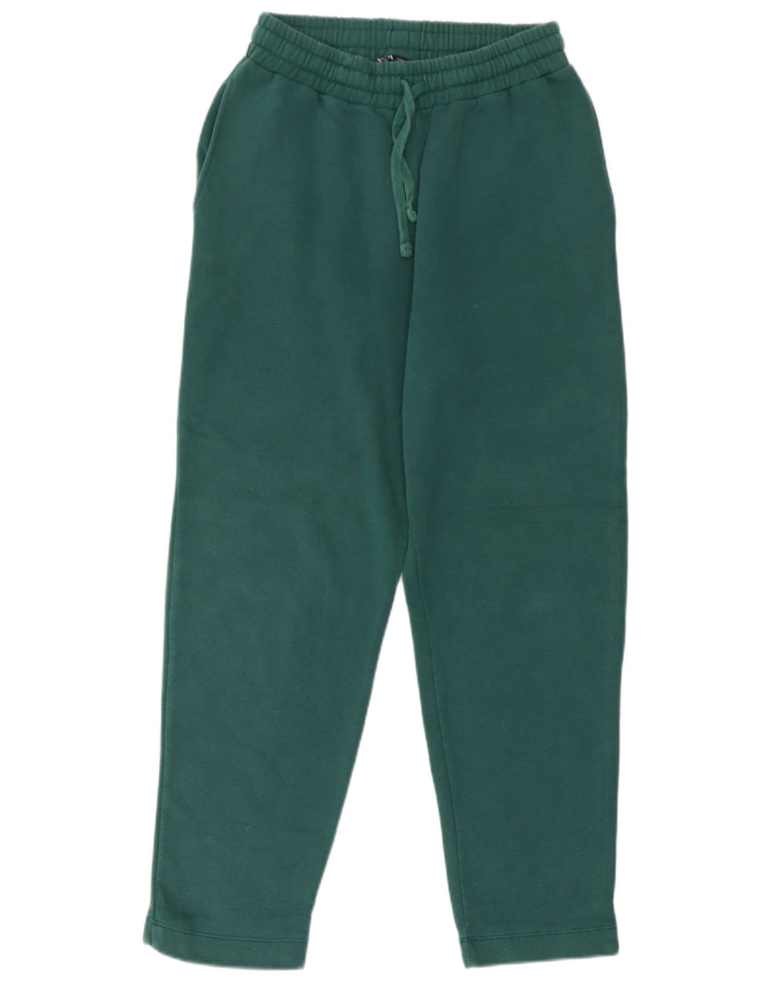 Zara Damen-Trainingshose, Gr. 8, Größe S, grüne Baumwolle