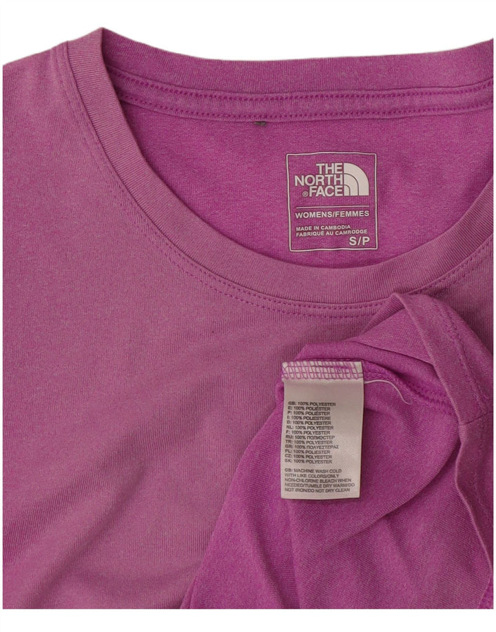 The North Face Damen T-Shirt Top UK 10 Small Lila Polyester