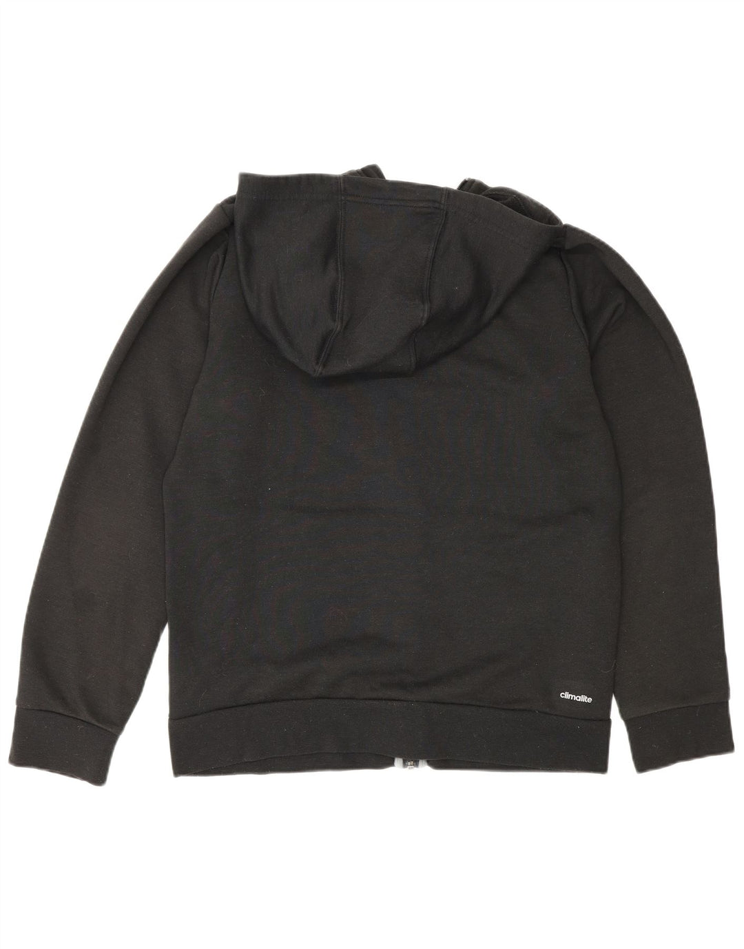 Adidas Herren Climalite Graphic Zip Hoodie Pullover Mittelschwarzes Polyester