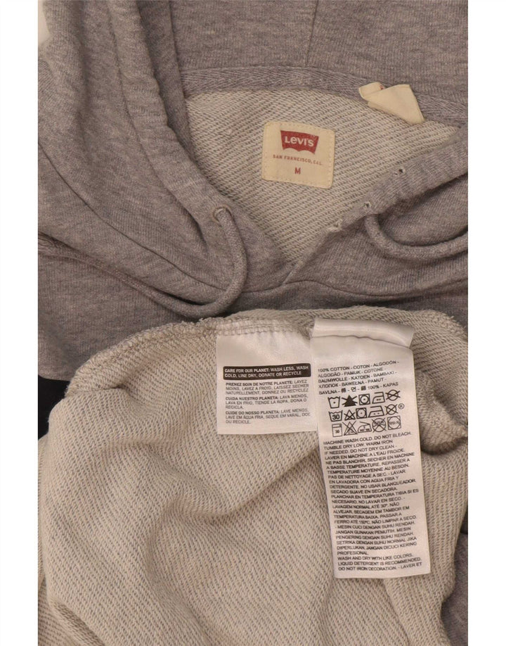 Levi's Herren-Kapuzenpullover mit Grafik, mittelgraue Baumwolle