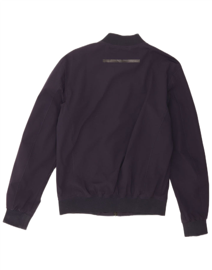 Zara Herren Bomberjacke UK 36 Small Marineblau