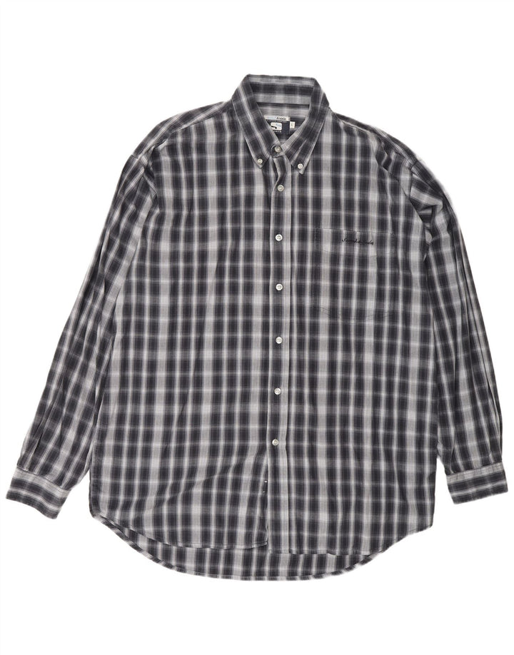 SCOTCH & SODA Herrenhemd, groß, marineblau, kariert, Baumwolle, klassisch