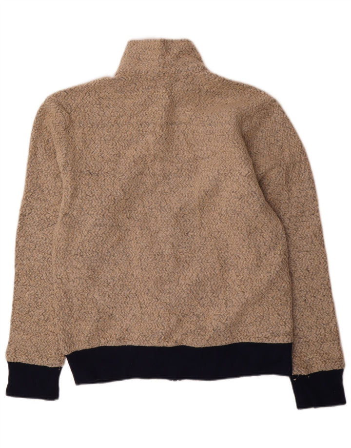 Patagonia Herren Fleecejacke UK 36 Small Beige Chevron Polyester