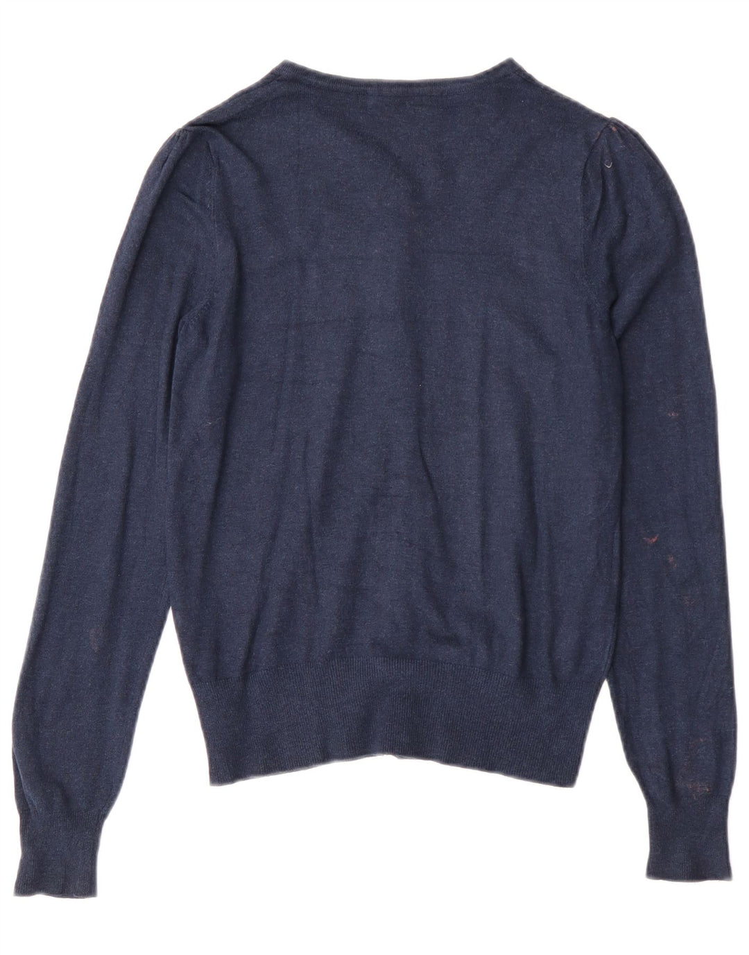 Marks & Spencer Damen-Cardigan-Pullover UK 10 Small Marineblaue Viskose