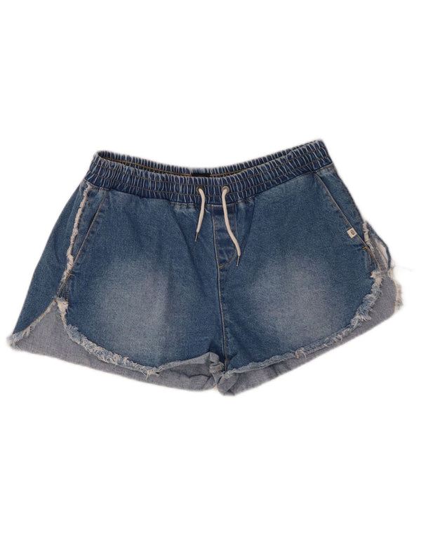 Rip Curl Damen-Jeansshorts, mittelgroß, W30, blaue Baumwolle