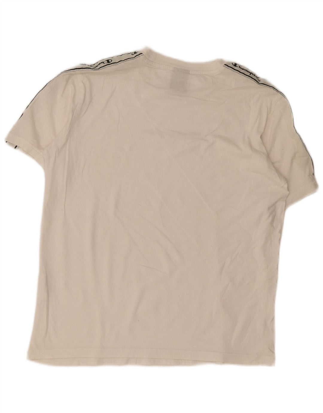 Champion Herren-T-Shirt mit Grafik, Größe S, Weiß, Farbblock