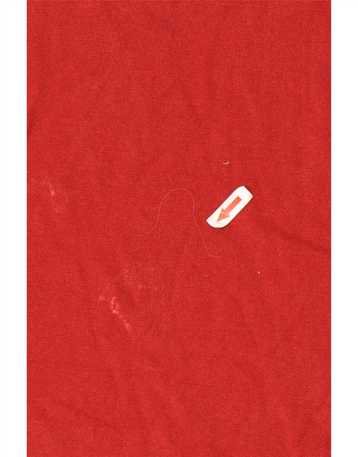 Vans Herren T-Shirt Top aus mittelroter Baumwolle