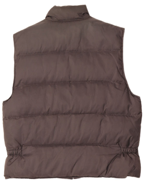 Lee Herren Wattierte Weste UK 42 XL Graues Nylon