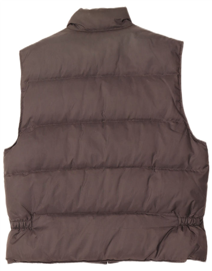 Lee Herren Wattierte Weste UK 42 XL Graues Nylon