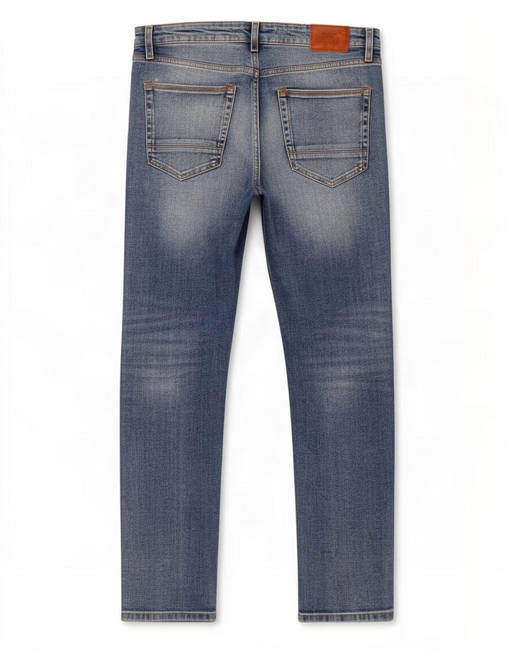 Marks & Spencer Herren Slim Jeans W32 L31 Blaue Baumwolle