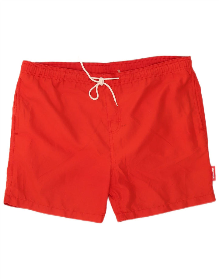 Mountain Warehouse Herren-Badeshorts aus mittelrotem Polyester