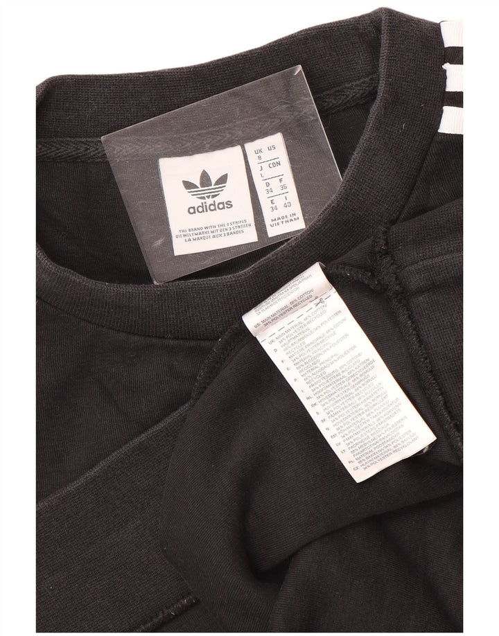 Adidas Damen-Sweatshirt in Übergröße, Größe S, Größe S, Schwarz, Baumwolle