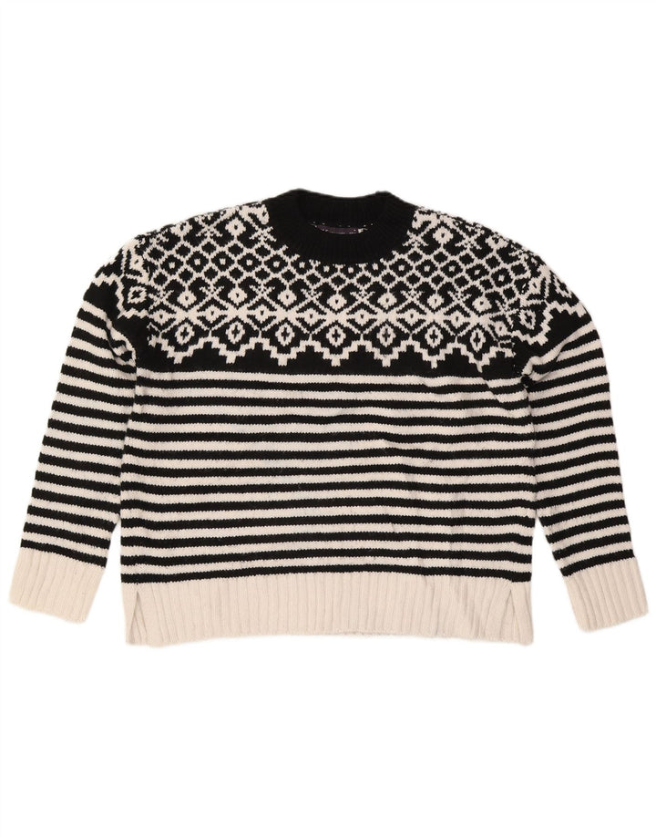 Marks & Spencer Damen-Pullover mit Rundhalsausschnitt, Gr. 14, mittelschwarz