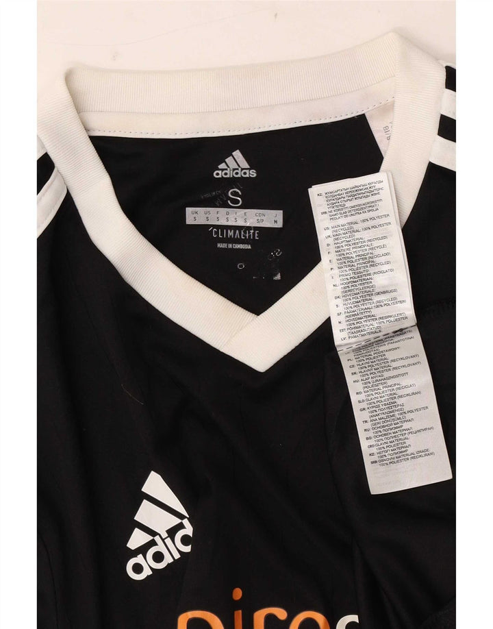 Adidas Herren Climalite Graphic T-Shirt Top Small Schwarz Polyester