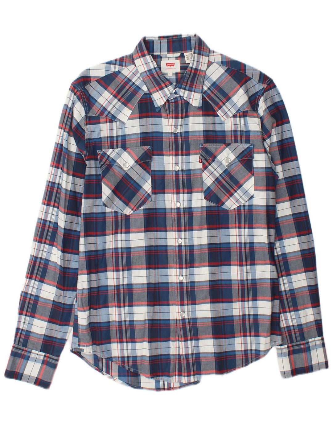 Levi's Herrenhemd, klein, blau kariert