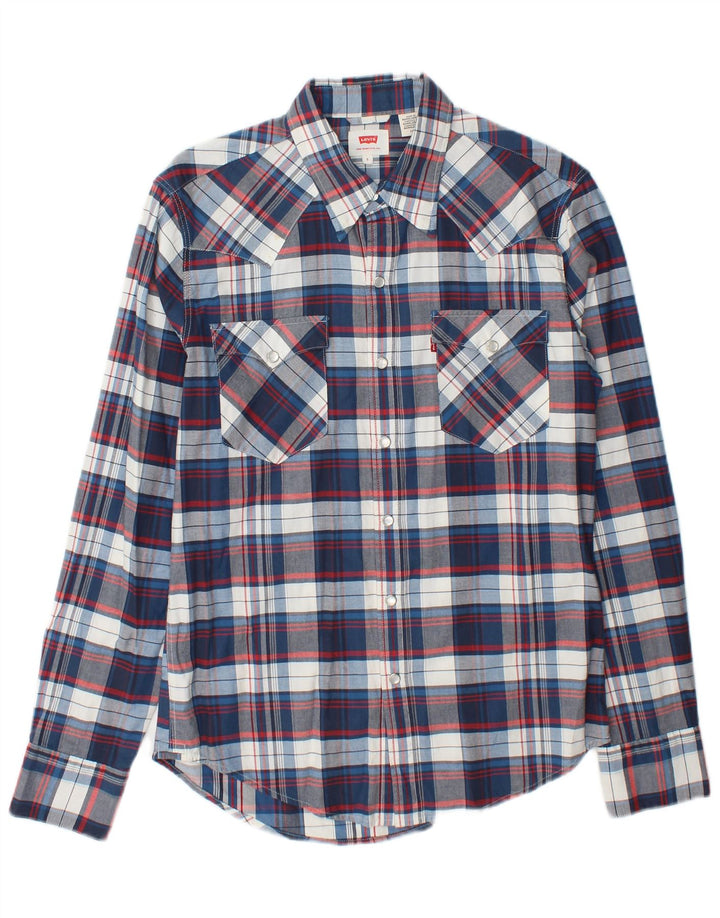 Levi's Herrenhemd, klein, blau kariert