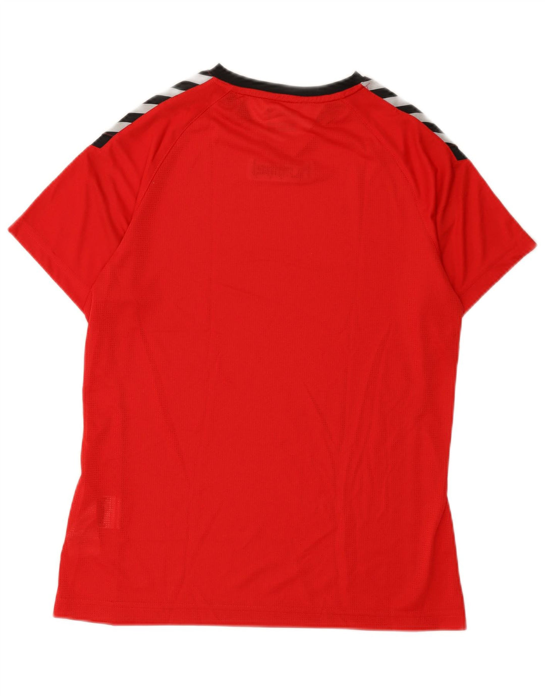 Hummel Herren Grafik-T-Shirt-Oberteil, großes rotes Polyester