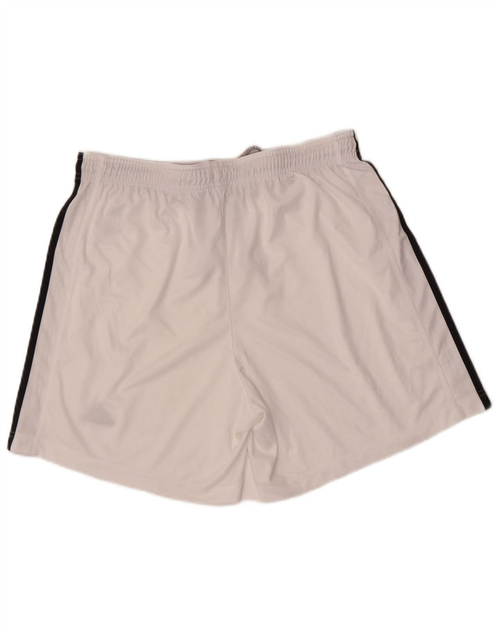 Adidas Herren Climalite Sport Shorts Großes weißes Polyester