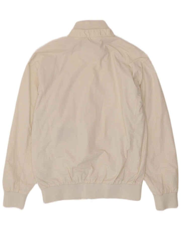 Kappa Herren Bomberjacke UK 46 3XL Weiß Polyamid