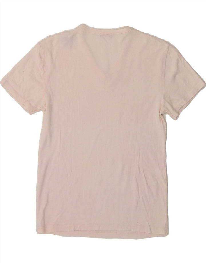 BENETTON Womens T-Shirt Top UK 10 Small Pink Vintage Benetton and Second-Hand Benetton from Messina Hembry 