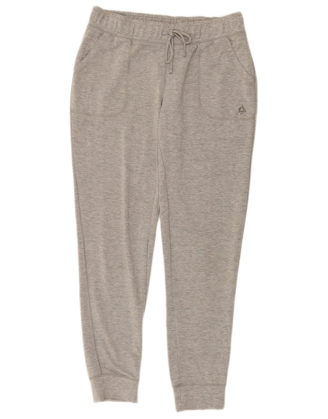 REEBOK Womens Tracksuit Trousers Joggers UK 10 Small  Grey Rayon