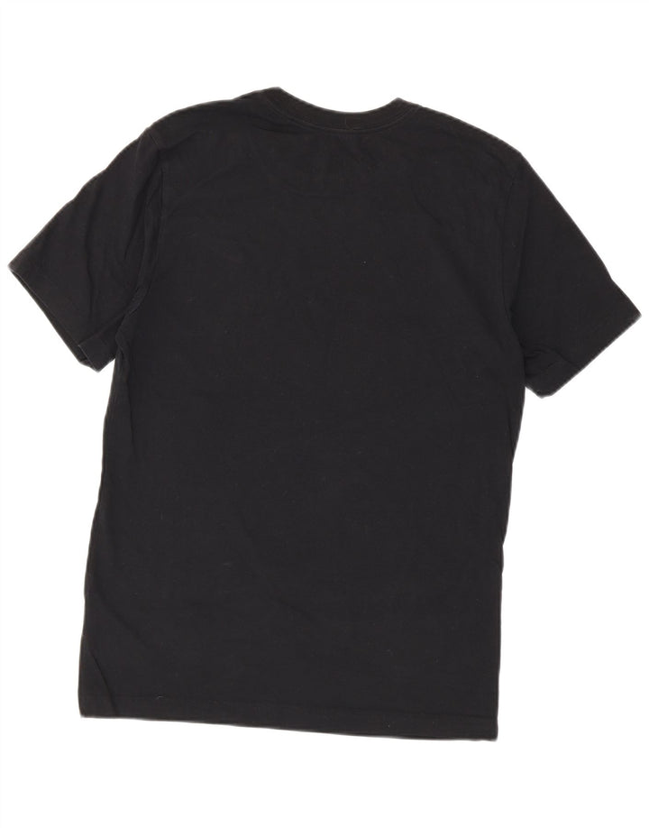 Nike Herren T-Shirt Top Small Schwarz Baumwolle