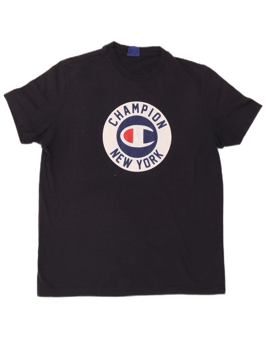 Champion Herren-T-Shirt mit Grafik, mittelgroß, Marineblau
