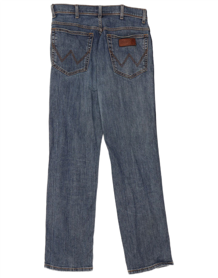 Wrangler Herren Texas Stretch Straight Jeans W31 L32 Blaue Baumwolle