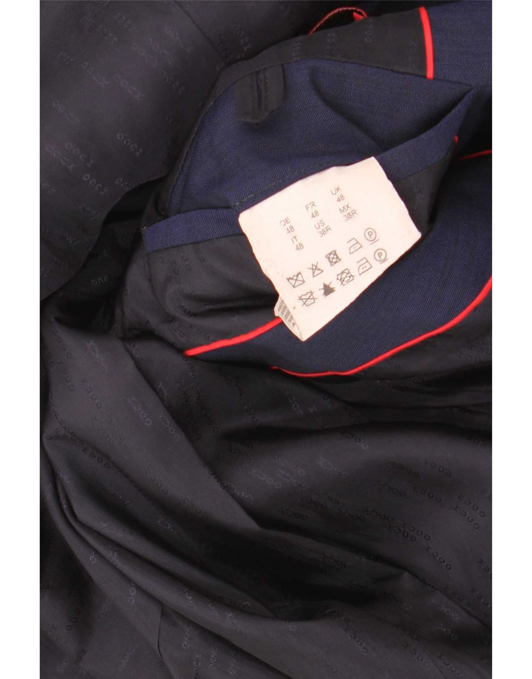 Hugo Boss Herren-Blazer mit 2 Knöpfen, EU 48, mittelmarineblaue Wolle