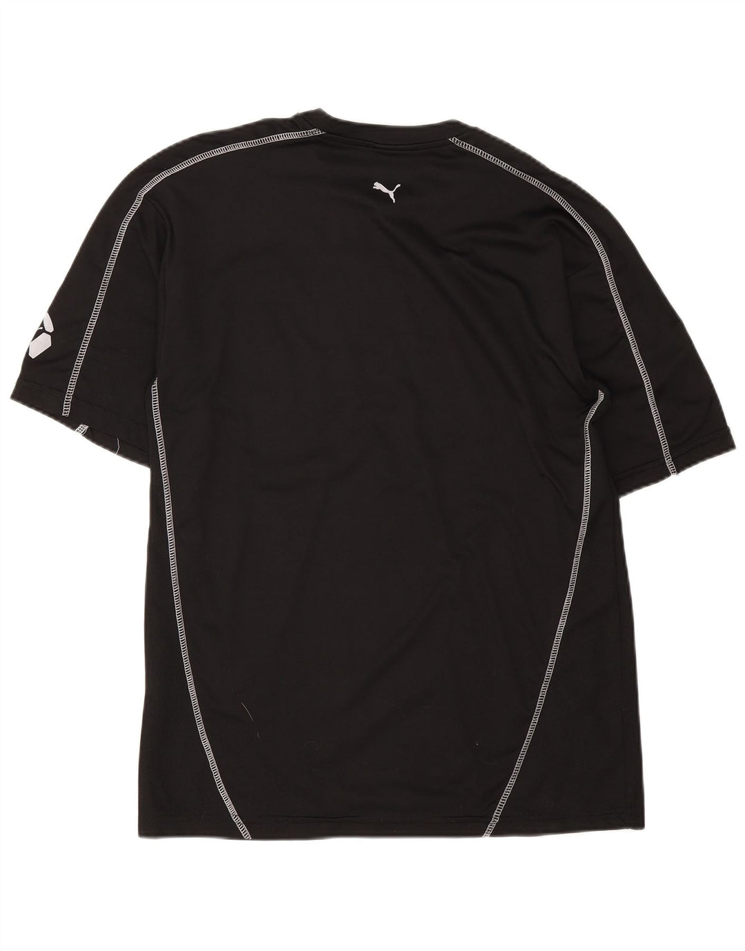 Puma Herren Grafik T-Shirt Top XL Schwarz Baumwolle