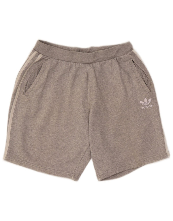 Adidas Sportshorts für Jungen, 15–16 Jahre, XL, graue Baumwolle